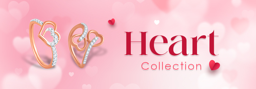 Heart diamond jewellery collection